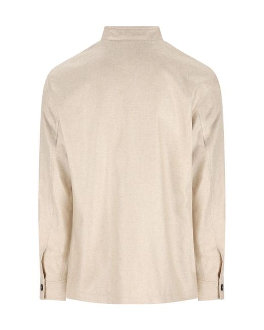 Tagliatore Natural Klein Button-Up Jacket for men