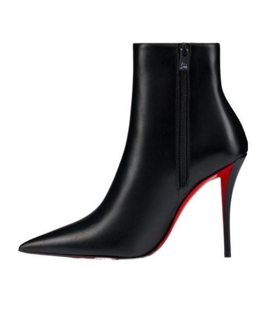 Christian Louboutin Black 100Mm Miss Z Pointed-Toe Stiletto Boots
