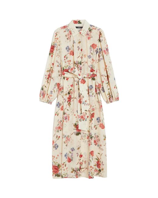 Weekend by Maxmara Natural Silk Crêpe De Chine Shirt Dress