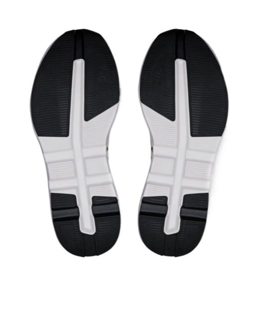 On Shoes Gray Cloudzone Lace-Up Sneakers