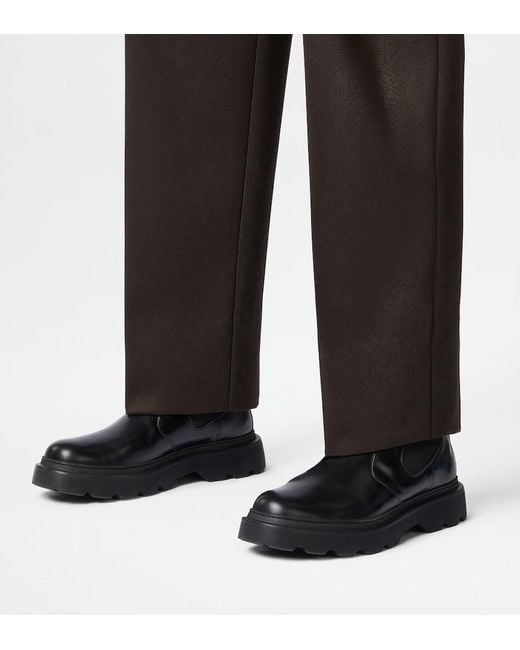 Tod's Black Chelsea Boots for men