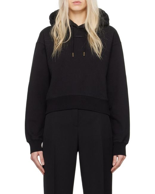 Jacquemus Black 'Le Hoodie Gros Grain' Hoodie With Logo Patch