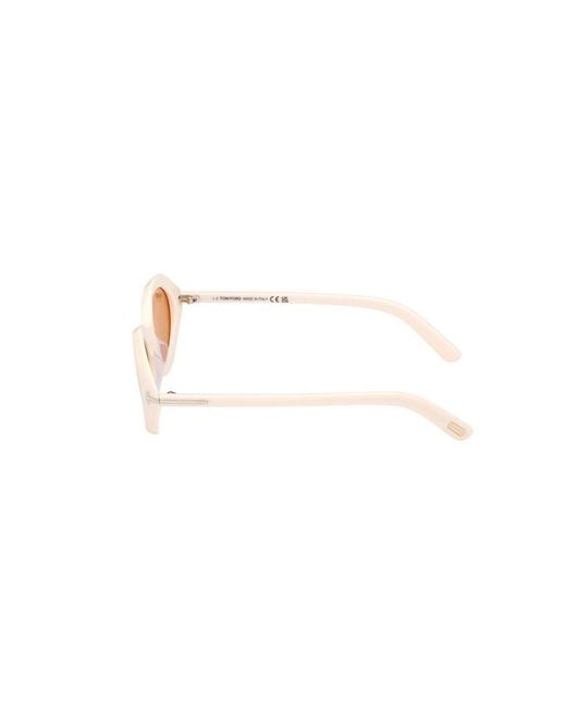 Tom Ford Pink Eyewear Carmen Oval-Frame Sunglasses for men