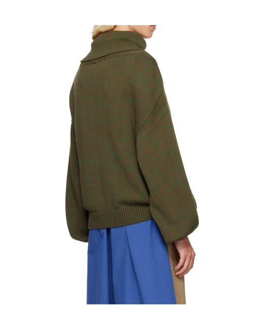 Baserange Green Turtleneck Sweater