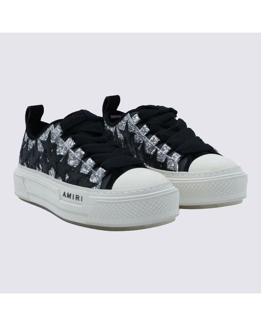 Amiri Black Star Embellished Low-Top Sneakers