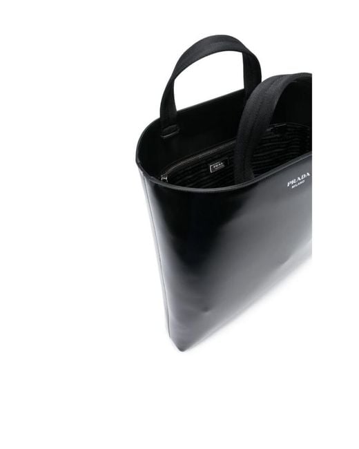 Prada Black Double-Handle Handbag for men