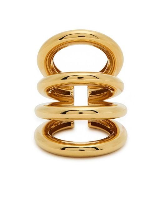 Rabanne Metallic Layered Ear Cuff
