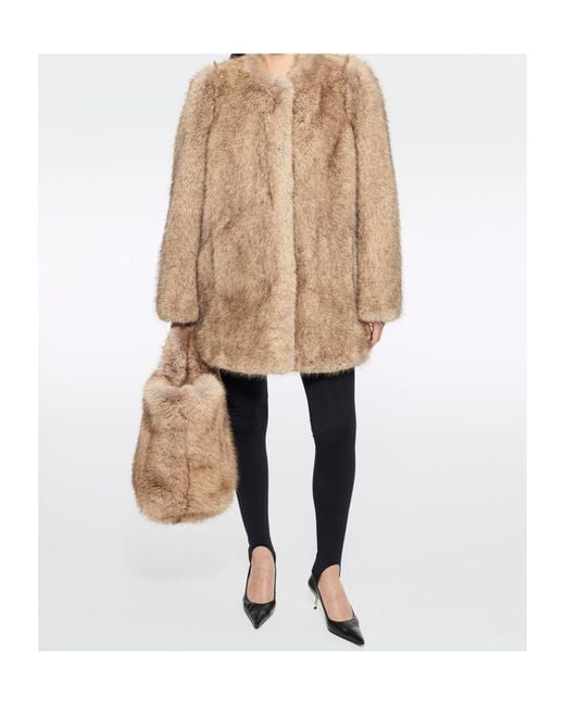 Stand Studio Natural Sadie Crewneck Jacket