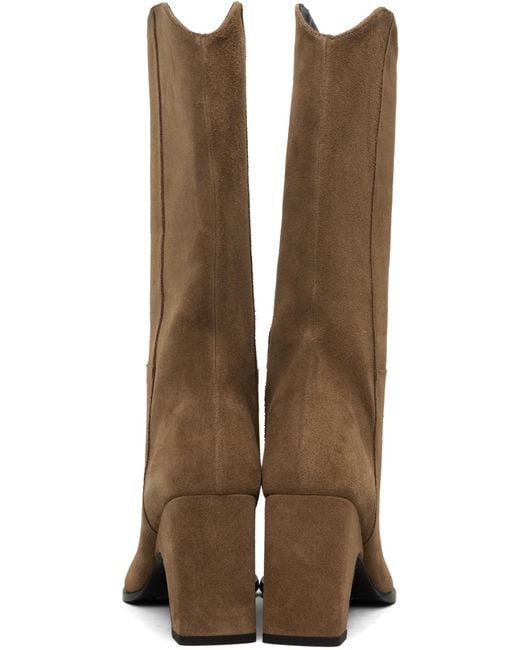 Coperni Brown Cowboy Bridge Boots