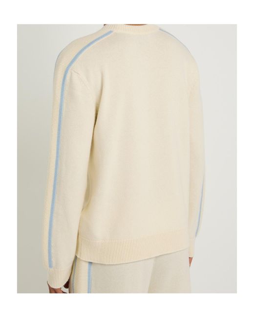 Casablanca Natural Long-Sleeved Knitwear for men