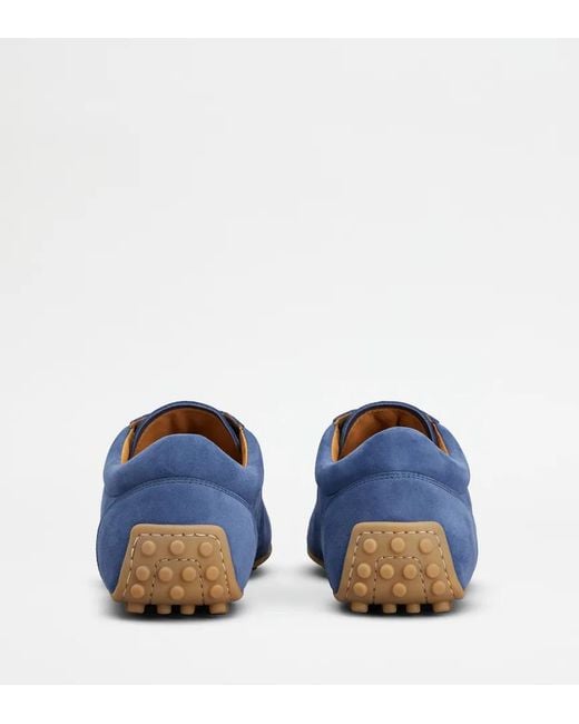 Tod's Blue Lace-Up Sneakers for men