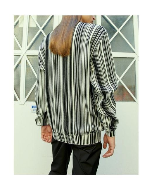 VTMNTS Green Pattern Knitted Sweater for men