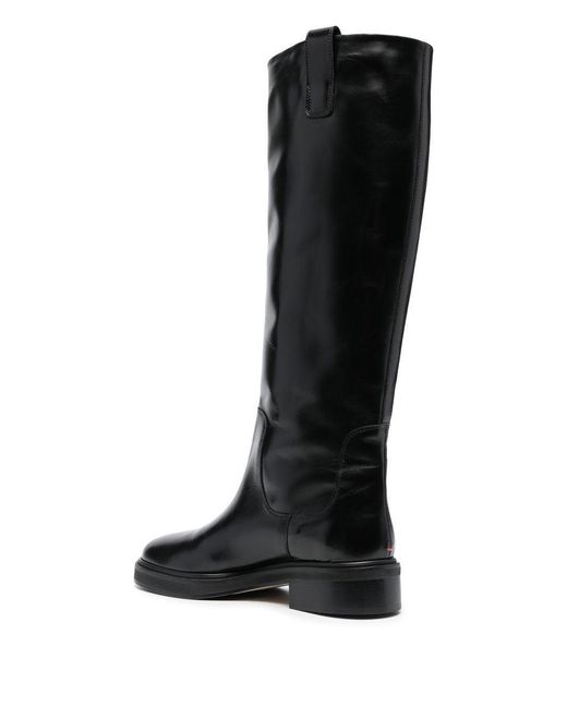 Aeyde Black Henry Knee-High Boots