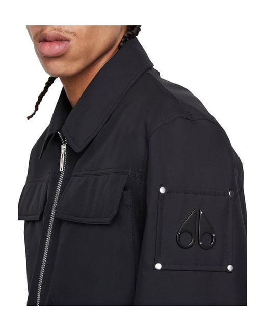 Moose Knuckles Blue Jacques Zip-Up Jacket for men