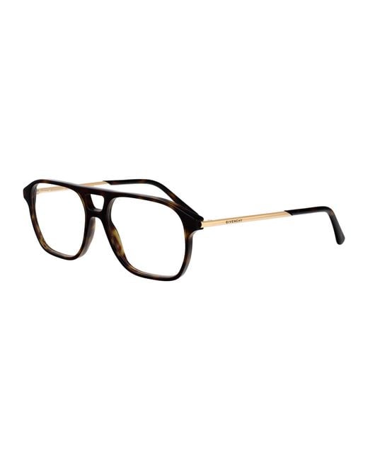Givenchy White Browline Glasses for men