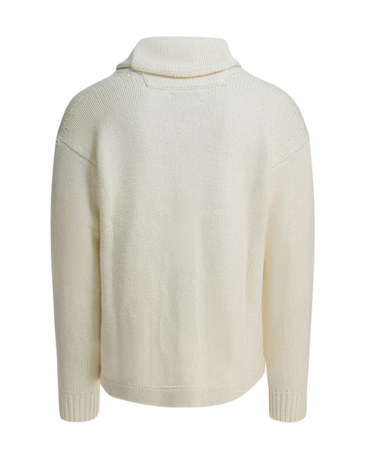 Polo Ralph Lauren White Yankees Cardigan for men