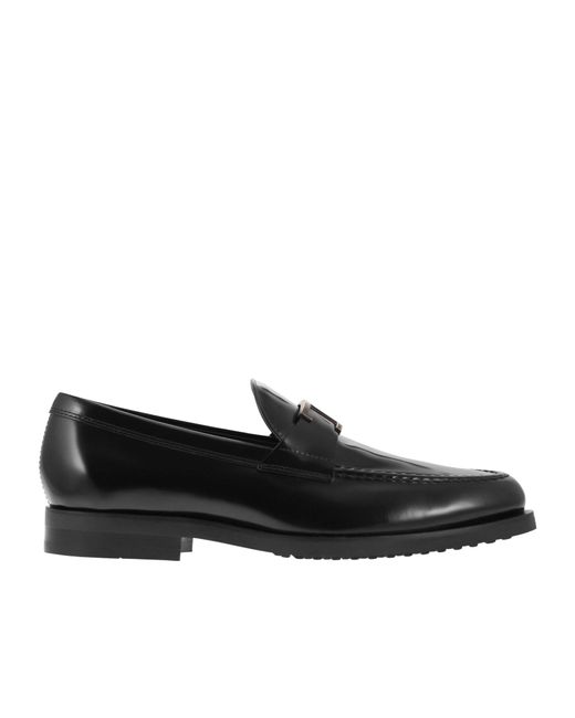 Tod's Black T Timeless Slip-On Loafers for men