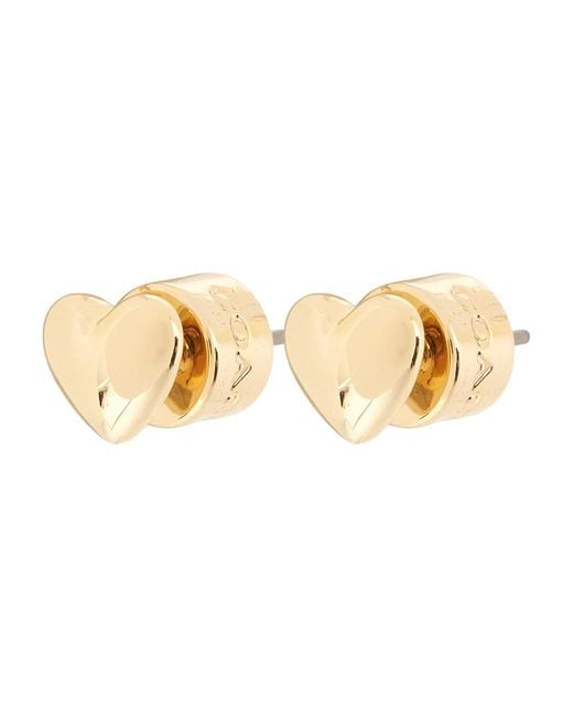 COACH Metallic Necklace And Earring Set