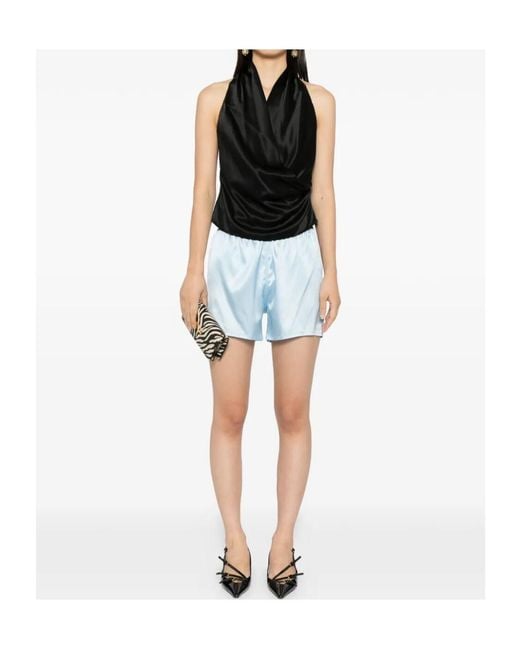 Tom Ford Blue Satin Shorts