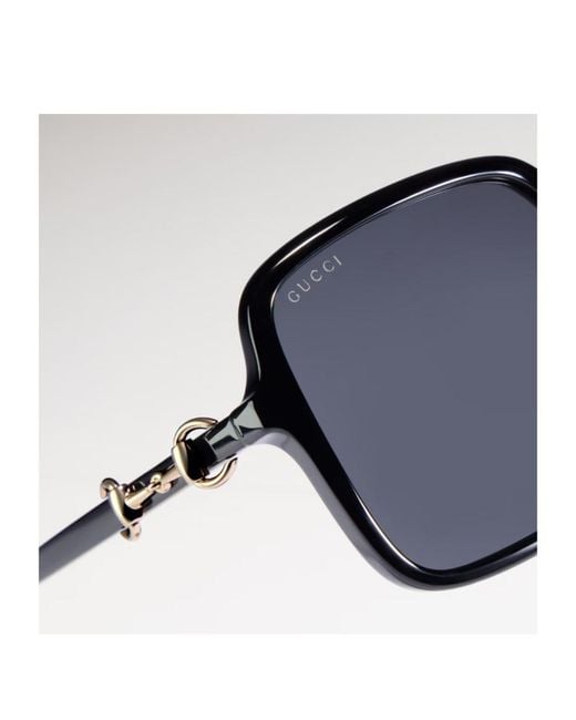 Gucci Blue Geometric Sunglasses for men