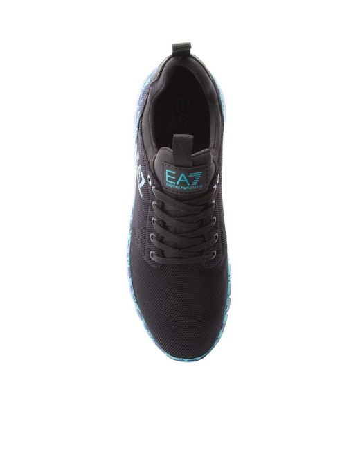 EA7 Blue Logo Details Casual Sports Shoes for men