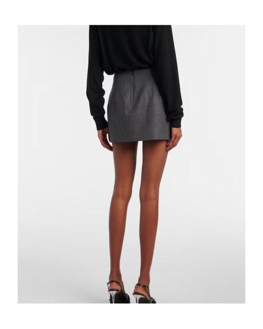 Wardrobe NYC Gray Mini Skirt