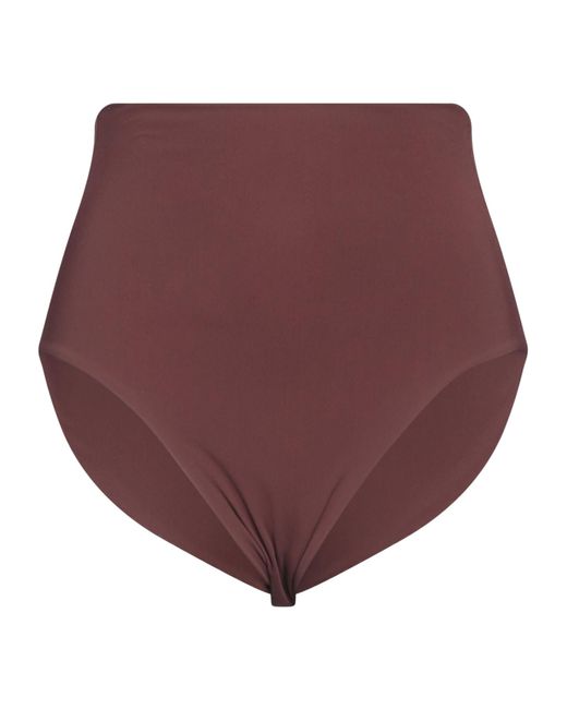 Rick Owens Purple Plain Colour Shorts