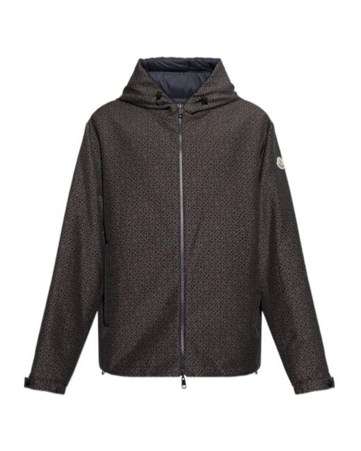 Moncler Gray Guery Reversible Jacket for men