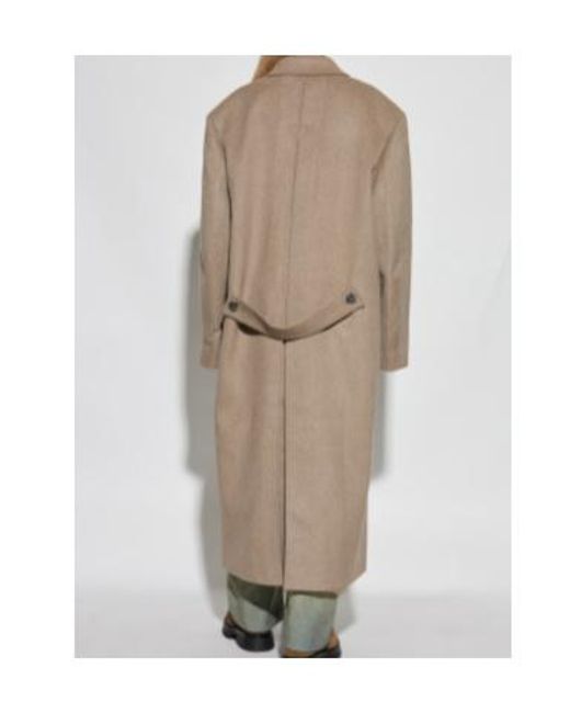 Entire studios Natural Button-Fastening Wool Coat for men