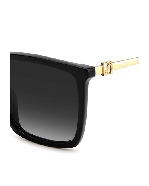 Jimmy Choo Black Eyewear Rectangular Frame Sunglasses