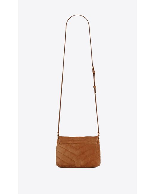 Saint Laurent White Loulou Toy Shoulder Bag