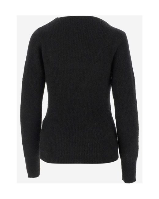 Jacquemus Black Cut Out Detailed Knitted T-Shirt