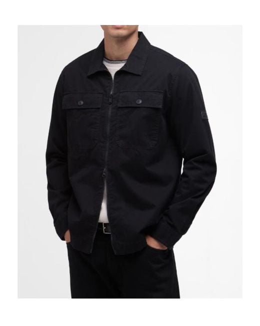 Barbour Blue Shirt-Style Casual Jacket for men