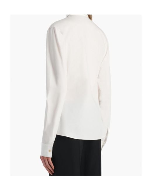 Khaite White Ivy Top
