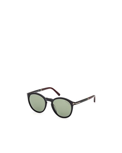 Tom Ford Metallic Eyewear Round Frame Sunglasses for men