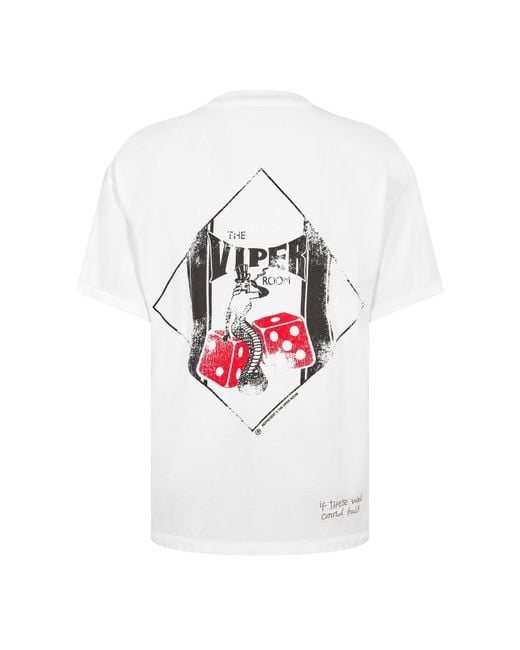 Represent White Oversized T-Shirt for men