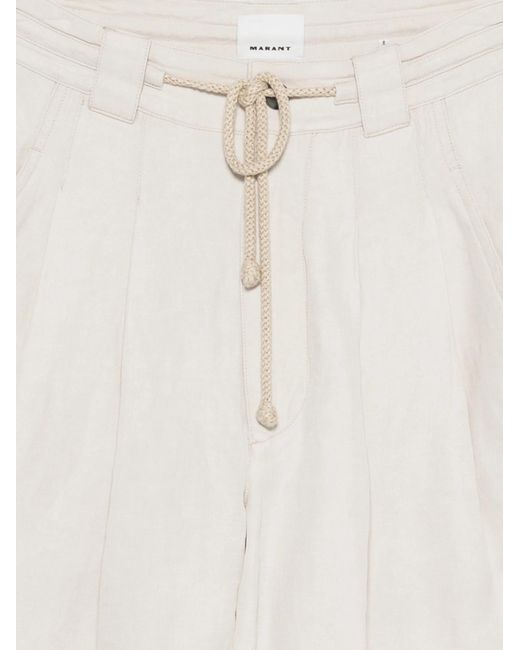 Isabel Marant White Sirius Trousers for men