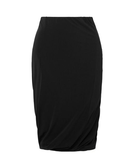 Jil Sander Black High Waist Skirt