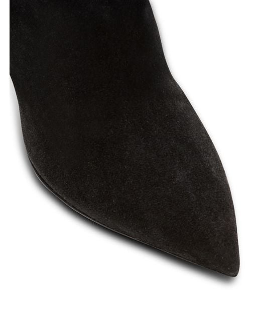 Balmain Black Eva Knee-High Heeled Boots