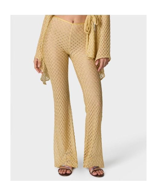 Missoni Natural Pattern Knitted Beach Pants
