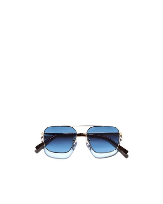 Moscot Blue Framed Sunglasses for men