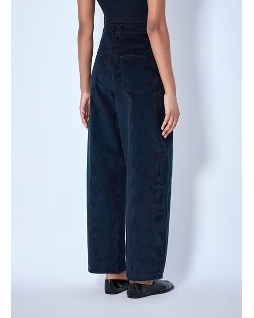 Rohe Blue Baggy Corduroy Trousers