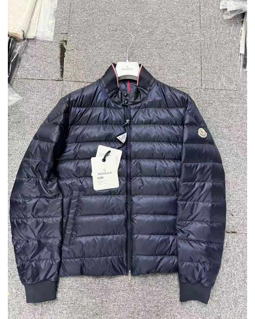 Moncler Blue Rigel Short Down Jacket for men