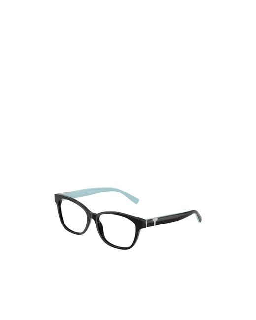 Tiffany & Co White Rectangle Frame Glasses