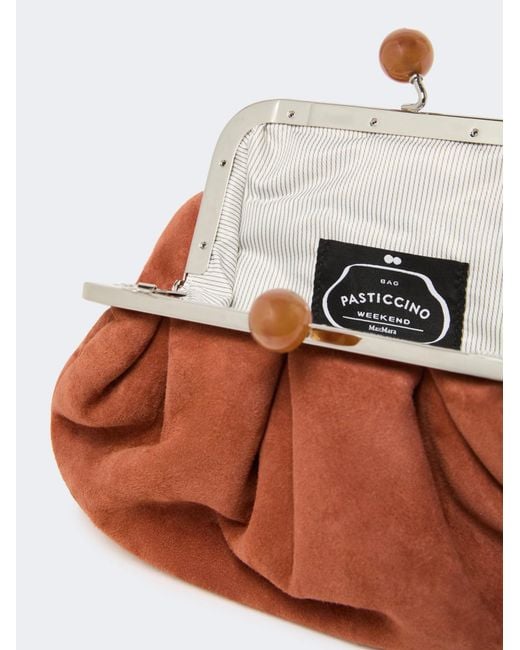 Weekend by Maxmara Brown Valois Small Clutch Bag