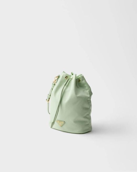Prada Green Drawstring Clutch