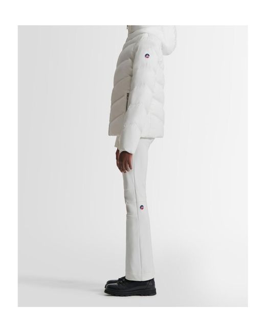 Fusalp White Delphine Ii Padded Ski Jacket