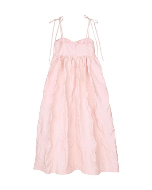 CECILIE BAHNSEN Pink Sleeveless Dress