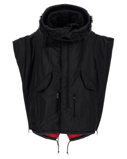 Junya Watanabe Black Oversize Puffer Jacket