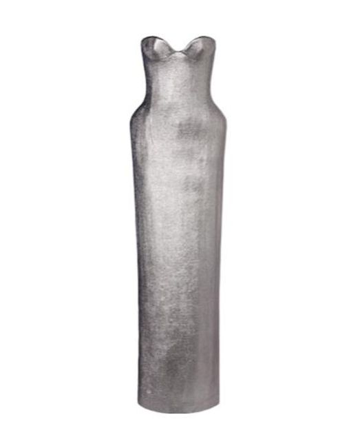 Magda Butrym Gray Corset Dress